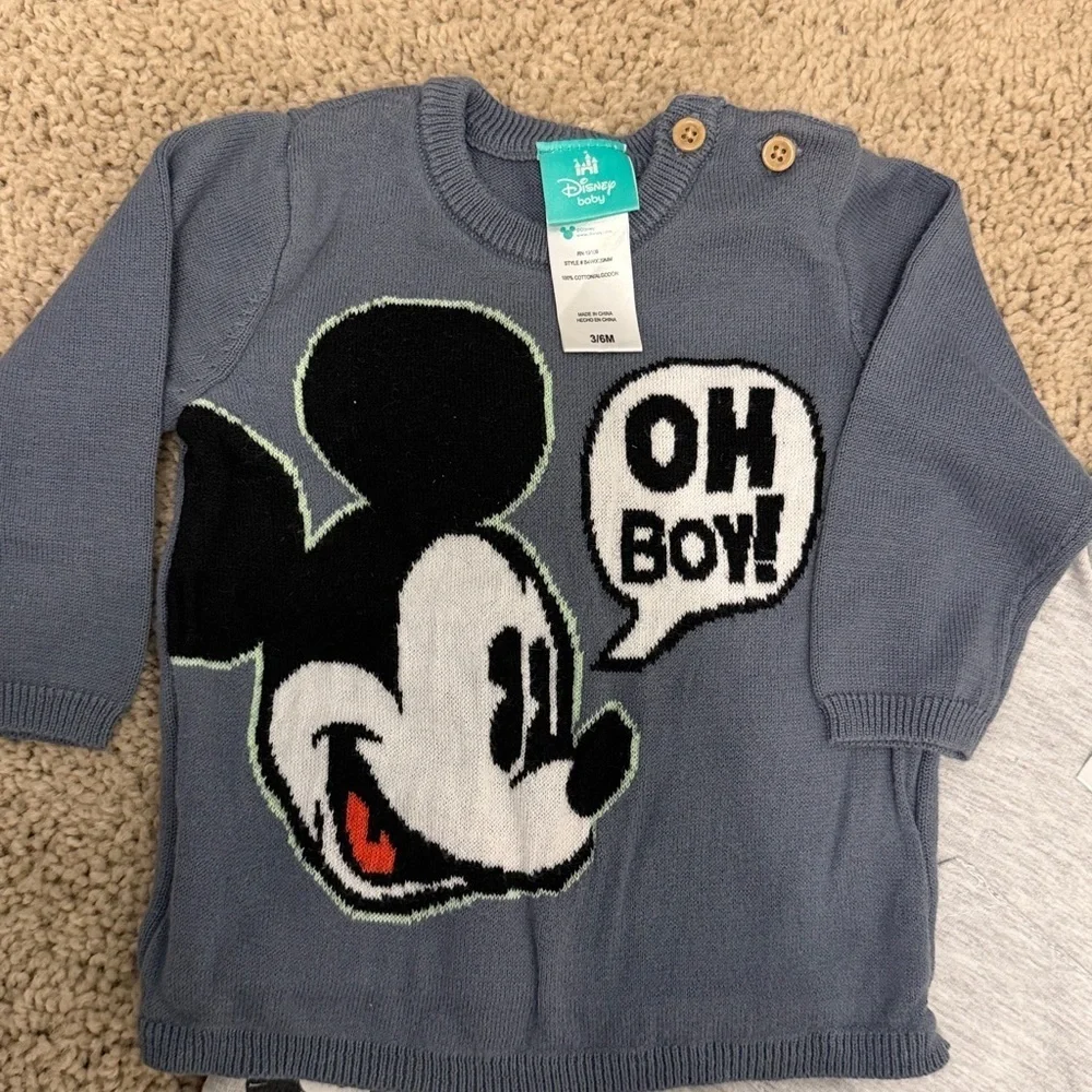 Mickey Mouse Baby Outfit Set 3 Piece
